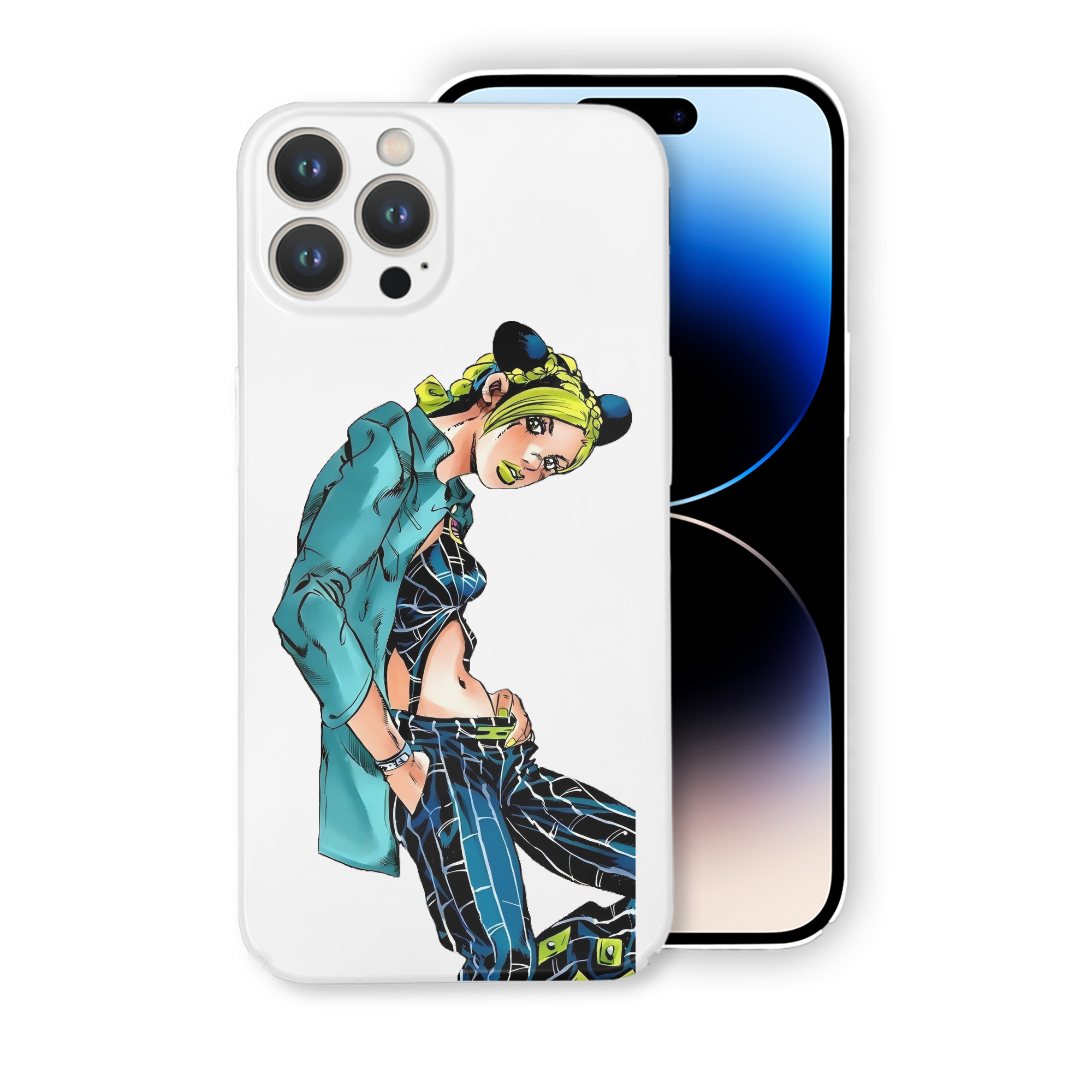 （画像用） "ジョジョの奇妙な冒険 くうじょう ジョリーン JoJo's Bizarre Adventure Jolyne Cujoh " 【iPhone 14シリーズ対応】ハードケース
